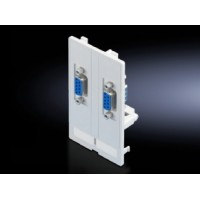 2482500, RITTAL SZ Вставка с разъемами 2x SUB-D9 Bu/St