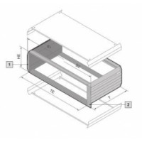 3983050, RITTAL Vario Module ЭМС 3ЕВ/63ЕШ/250.4мм, 1 шт.