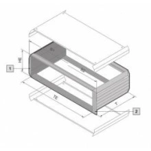 3983100, RITTAL Vario Module ЭМС 3ЕВ/84ЕШ/370.4мм, 1 шт.