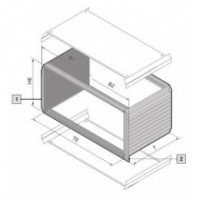 3983140, RITTAL Vario Module ЭМС 6ЕВ/84ЕШ/310.4мм, 1 шт.