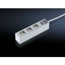 7240110, RITTAL DK Блок розеток 3 розетки 263x44x44mm