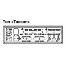 3659130, RITTAL Крышки портов ATX I/O Tucson, 1 шт.