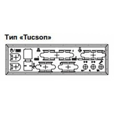 3659130, RITTAL Крышки портов ATX I/O Tucson, 1 шт.