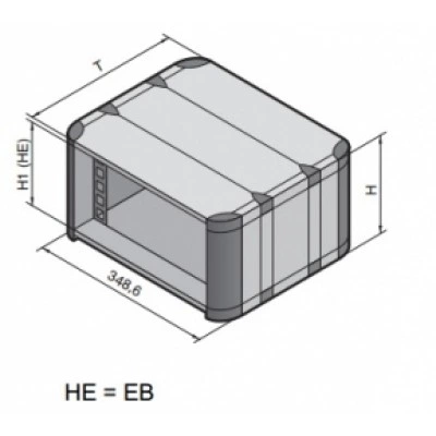 3750220, RITTAL RiCase 1/2 19 дюймов вент. 2ЕВ/540мм, 1 шт. 3750220, RITTAL RiCase 1/2 19 дюймов вент. 2ЕВ/540мм, 1 шт.