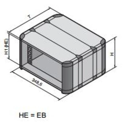 3750432, RITTAL RiCase 19 дюймов вент. 4ЕВ/300мм, 1 шт. 3750432, RITTAL RiCase 19 дюймов вент. 4ЕВ/300мм, 1 шт.