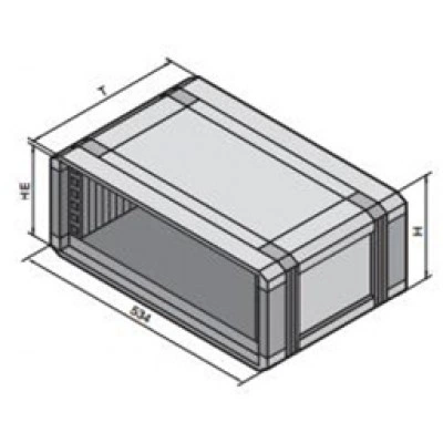 3775000, RITTAL VC Корпус,19 дюймов 7EB 534x341x500mm 1шт 3775000, RITTAL VC Корпус,19 дюймов 7EB 534x341x500mm 1шт