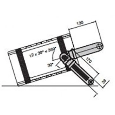 3796000, RITTAL Опорная ручка-скоба 1/2 19 дюймов 269mm 1шт 3796000, RITTAL Опорная ручка-скоба 1/2 19 дюймов 269mm 1шт