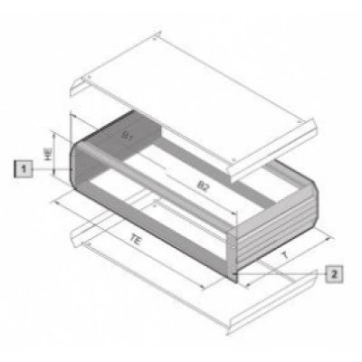 3982300, RITTAL Vario Module 2ЕВ/63ЕШ/310.4мм, 1 шт. 3982300, RITTAL Vario Module 2ЕВ/63ЕШ/310.4мм, 1 шт.