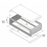 3983030, RITTAL Vario Module ЭМС 2ЕВ/84ЕШ/310.4мм, 1 шт.