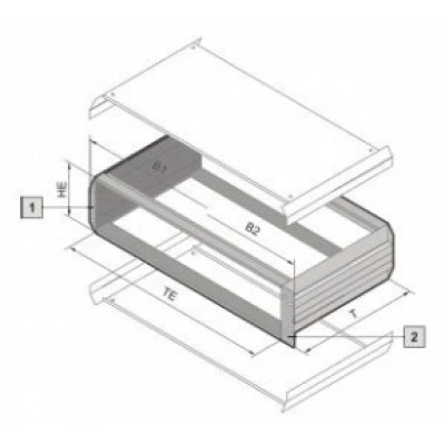 3983290, RITTAL Vario Module ЭМС 2ЕВ/63ЕШ/250.4мм, 1 шт. 3983290, RITTAL Vario Module ЭМС 2ЕВ/63ЕШ/250.4мм, 1 шт.