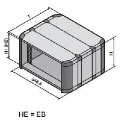 3750354, RITTAL RiCase 1/2 19 дюймов вент. 3ЕВ/420мм, 1 шт. 3750354, RITTAL RiCase 1/2 19 дюймов вент. 3ЕВ/420мм, 1 шт.