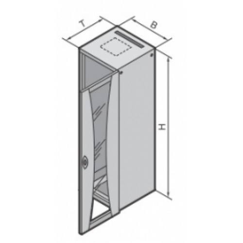7000390, RITTAL TE 7000 шкаф с обзорн. дв. 600x600x600mm