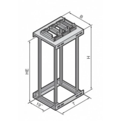 7000960, RITTAL TE 7000 стойка 600x2000x1000mm, метрич. 7000960, RITTAL TE 7000 стойка 600x2000x1000mm, метрич.