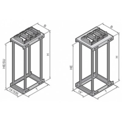 7000962, RITTAL TE 7000 стойка 600x2200x1000mm, метрич. 7000962, RITTAL TE 7000 стойка 600x2200x1000mm, метрич.