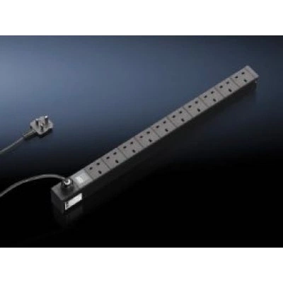 7955512, RITTAL Блок PDU Basic UK 13A/1~, 10xUK, 640 мм