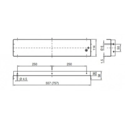 8612600, RITTAL TS Монтажная панель, оцинкованная 1шт. 8612600, RITTAL TS Монтажная панель, оцинкованная 1шт.