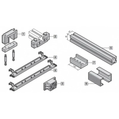 9640110, RITTAL Крепл. сборки PLS-2шт2000A,F.PS(T=500) 9640110, RITTAL Крепл. сборки PLS-2шт2000A,F.PS(T=500)