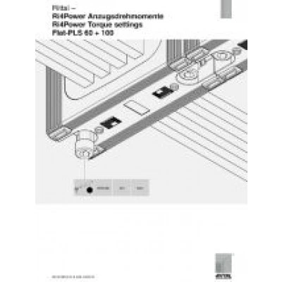9676001, RITTAL Моменты затяжки
